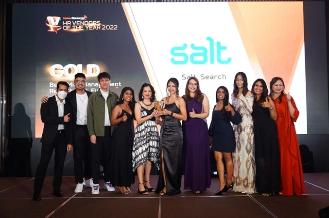 Two golds and an amazing night for Salt Malaysia at the HR Vendors of the Year Awards 2022! 