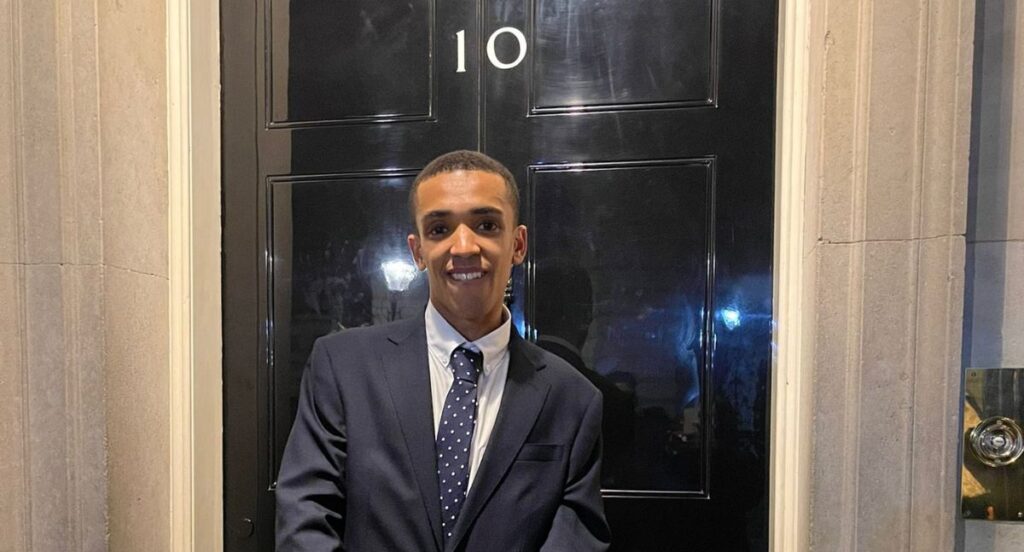 Jacob Nomafo visits 10 Downing Street with 10000 Black Interns