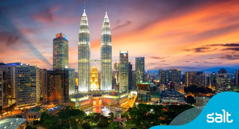 Kaula Lumpur city arial view