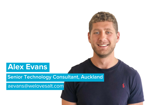 Introducing Alex Evans Senior Technology Consultant Auckland We Love Salt Uk