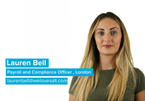 Introducing Lauren Bell - Payroll & Compliance Officer, London