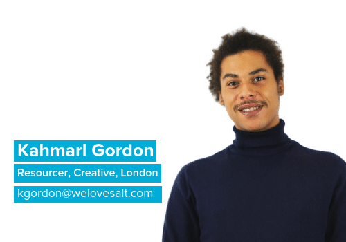 Introducing Kahmarl Gordon - Resourcer, London