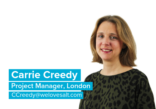 Introducing Carrie Creedy - Project Manager, London