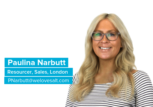 Introducing Paulina Narbutt, Sales, Resourcer, London