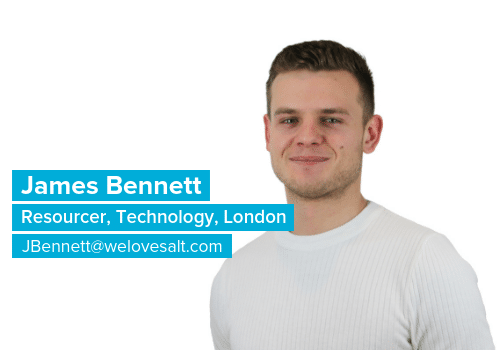 Introducing James Bennett, Resourcer, Technology, London