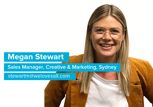 Introducing Megan Stewart, Sales Manager, Creative & Marketing, Sydney