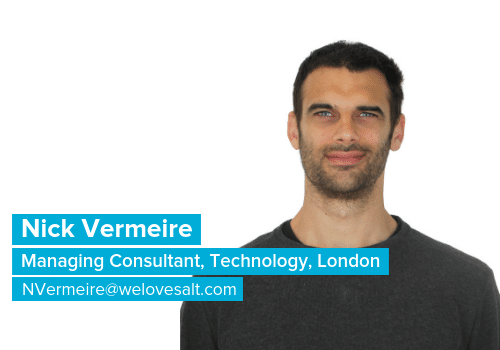 Introducing Nick Vermeire, Technology, Managing Consultant, London