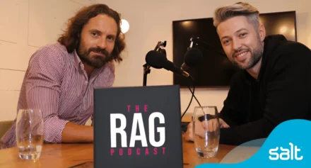 Elliot Dell in the RAG podcast studio.