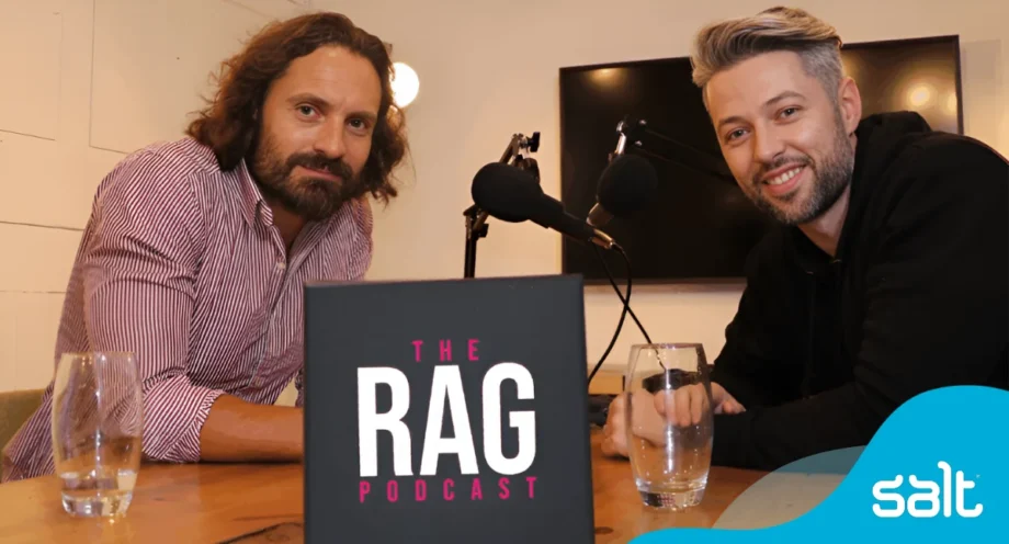 Elliot Dell in the RAG podcast studio.
