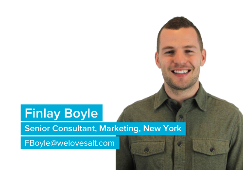 Introducing Finlay Boyle, Senior Consultant, Marketing, New York