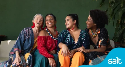 Diverse group of women.