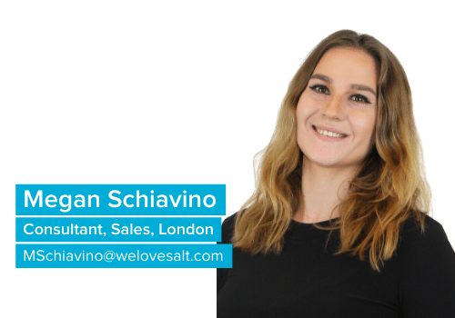 Introducing Megan Schiavino, Consultant, Sales, London