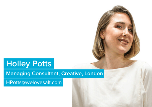 Introducing Holley Potts, Managing Consultant, London