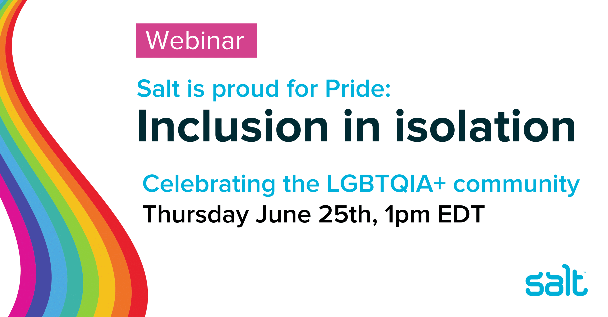 Join us for our online Pride event: Inclusion in Isolation