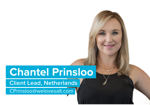 Introducing Chantel Prinsloo, Client Lead, Netherlands
