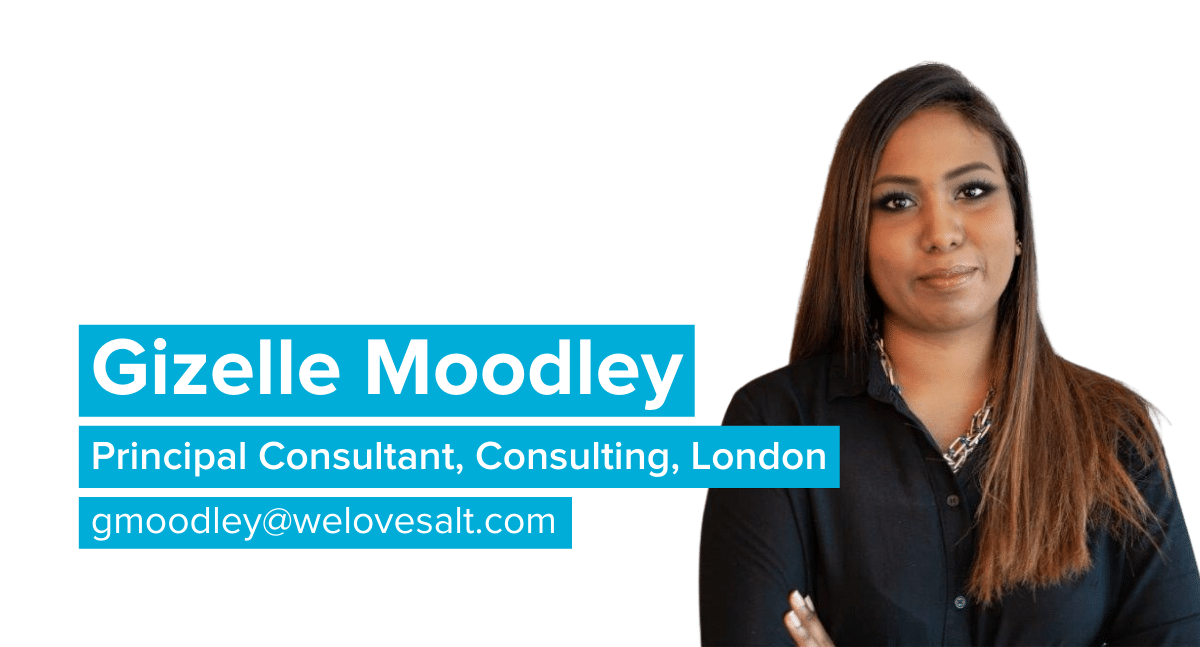 Introducing Gizelle Moodley, Principal Consultant, Consulting, London