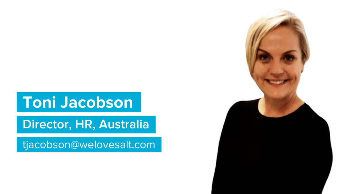 Introducing Toni Jacobson, Director, HR, Australia