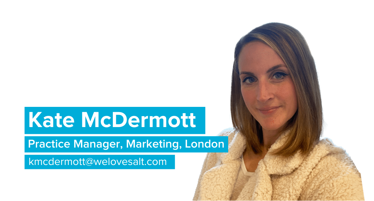 Introducing Kate McDermott, Practice Manager, Marketing, London