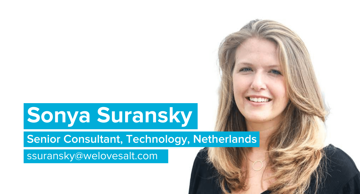 Introducing Sonya Suransky, Senior Consultant, Technology, Netherlands