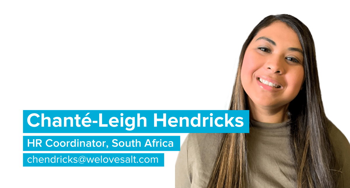 Introducing Chanté-Leigh Hendricks, HR Coordinator, South Africa