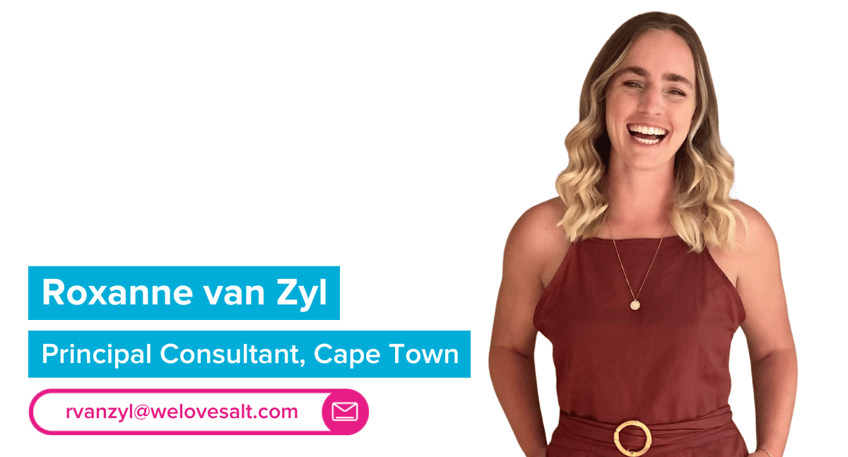 Introducing Roxanne van Zyl, Principal Consultant, Cape Town