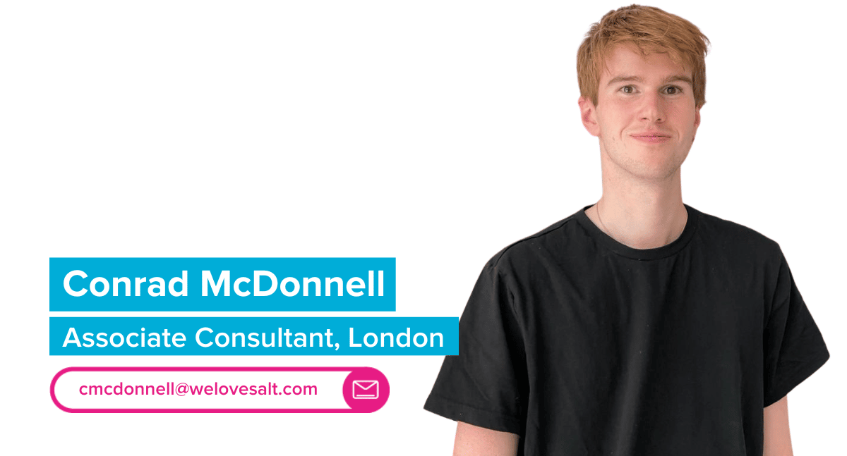 Introducing Conrad McDonnell, Associate Consultant, London