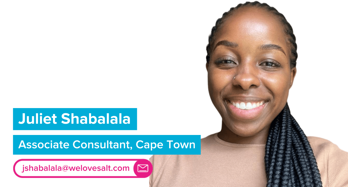 Introducing Juliet Shabalala, Associate Consultant, Cape Town