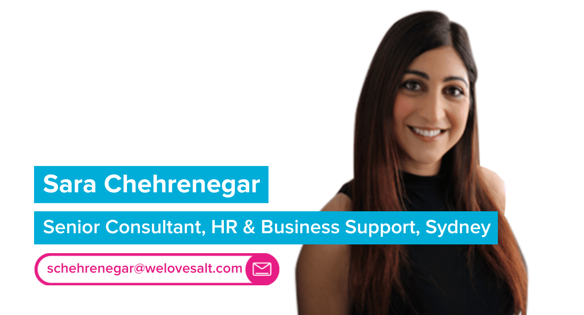Introducing Sara Chehrenegar, Senior Consultant, HR & Business Support, Sydney