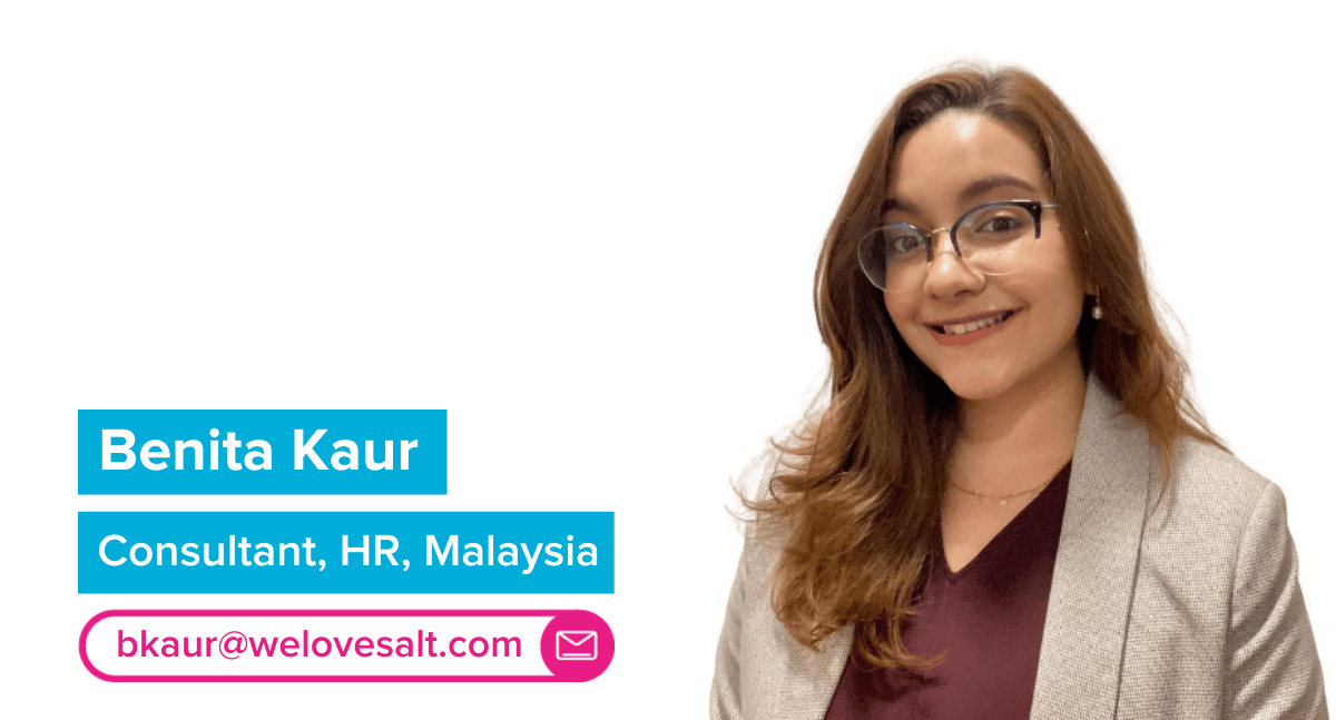 We are happy to introduce Benita Kaur, Consultant, HR, Malaysia 2022