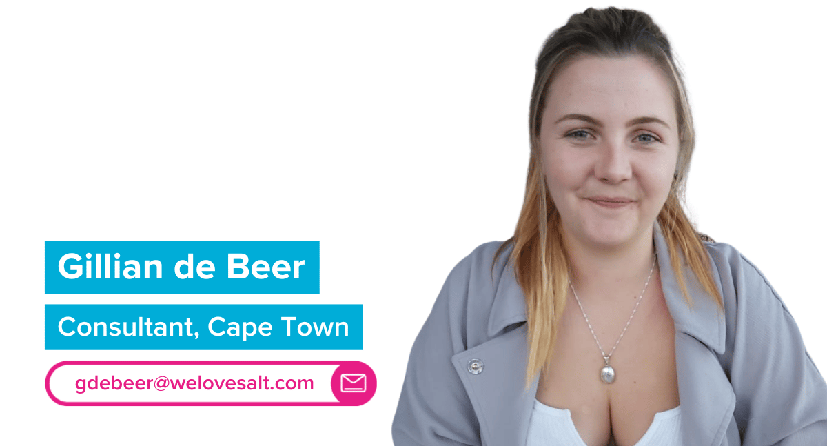 Introducing Gillian de Beer, Consultant, Cape Town