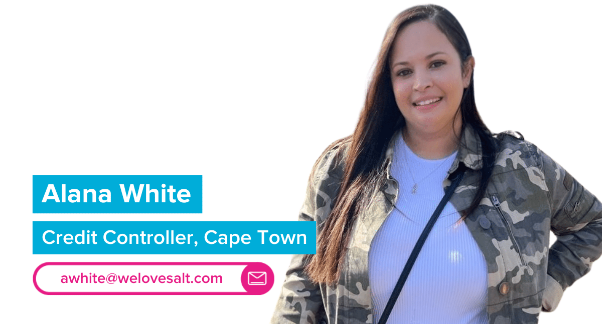 Introducing Alana White, Credit Controller, Cape Town