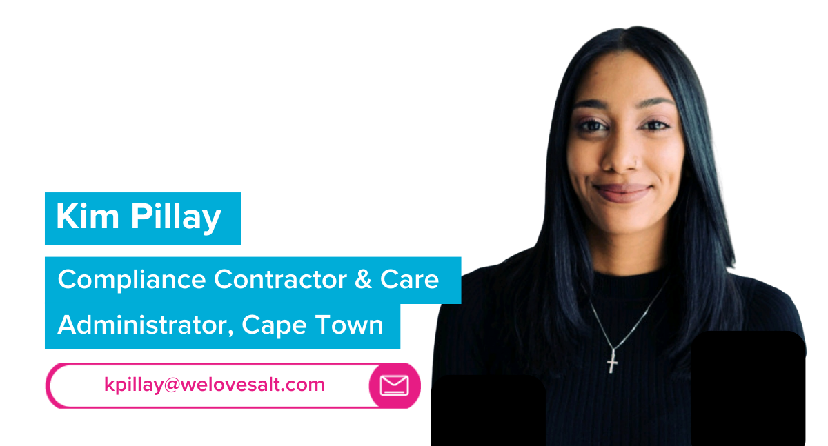 Introducing Kim Pillay, Compliance Contractor & Care Administrator, Cape Town