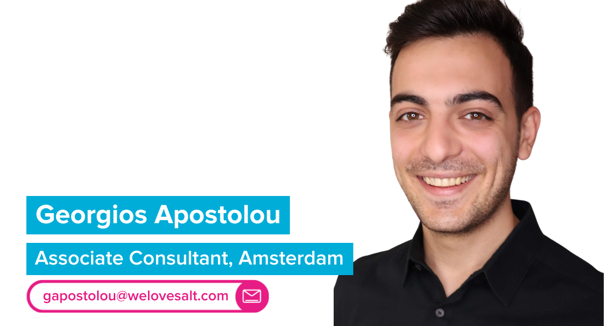 Introducing Georgios Apostolou, Associate Consultant, Amsterdam