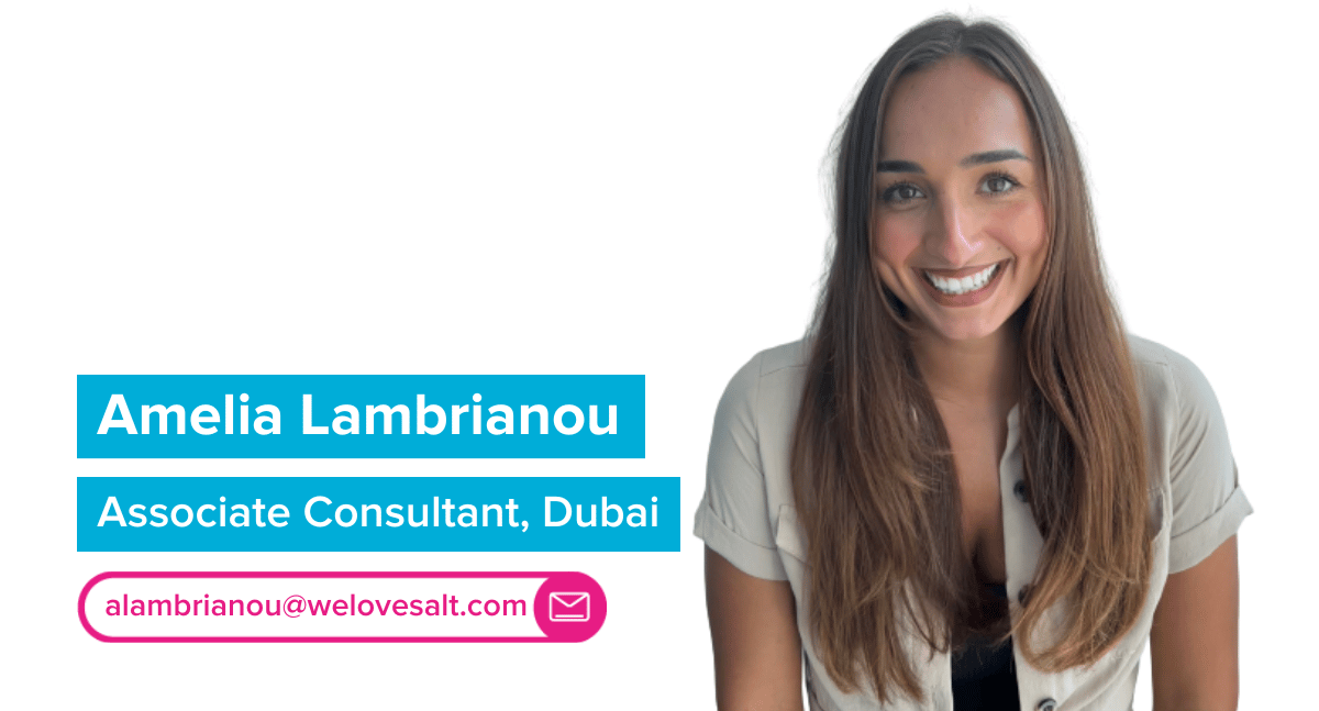 Introducing Amelia Lambrianou, Associate Consultant, Dubai