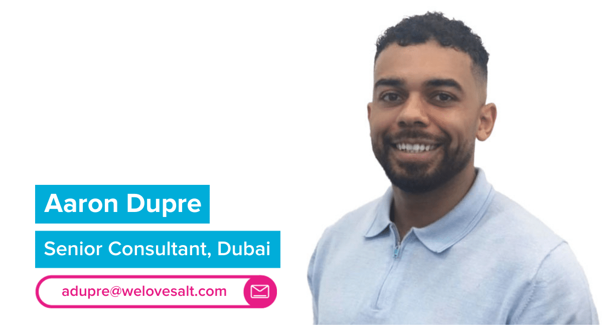 Introducing Aaron Dupre, Senior Consultant, Dubai