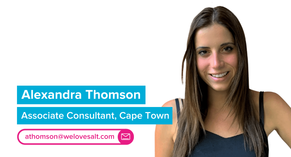 Introducing Alexandra Thomson, Associate Consultant, Cape Town