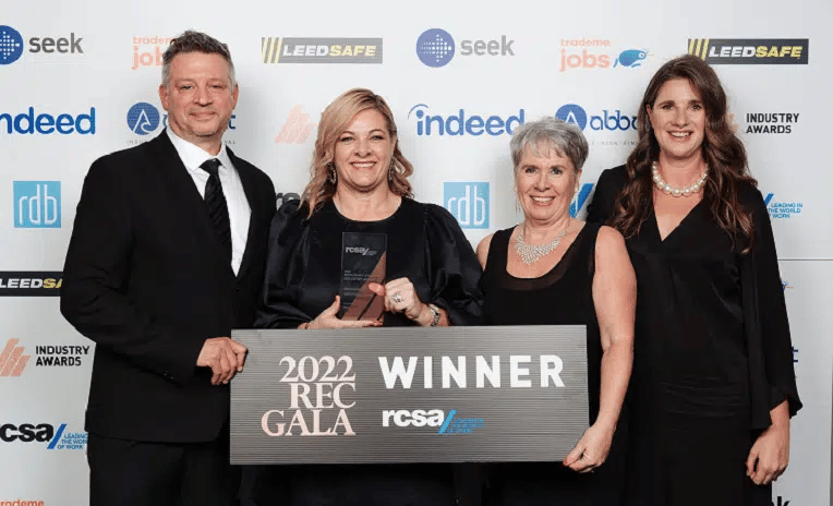 Salt recruitment wins big at the New Zealand 2022 RCSA Industry Awards!