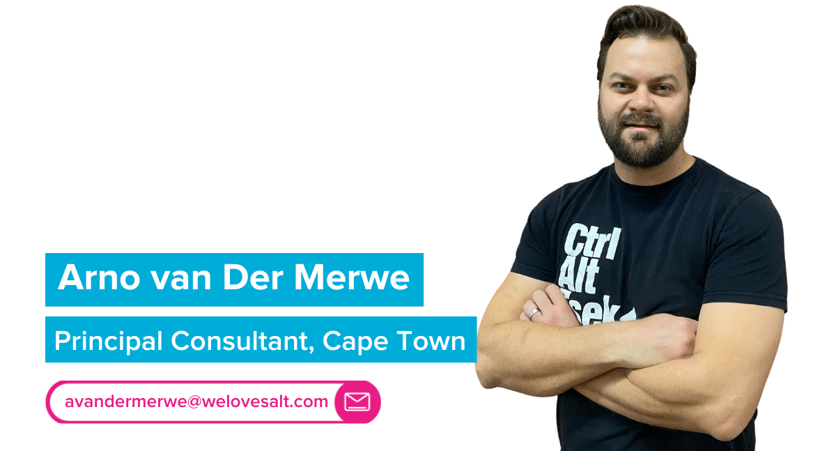 Introducing Arno van der Merwe, Principal Consultant, Cape Town