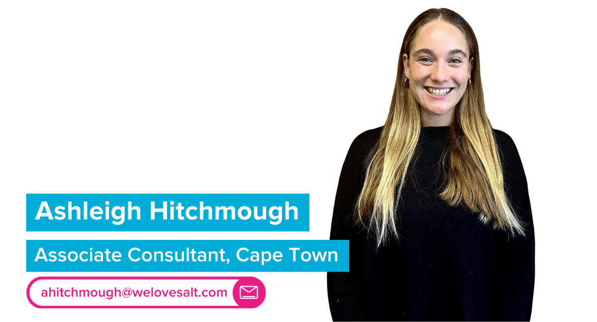 Introducing Ashleigh Hitchmough, Associate Consultant, Cape Town