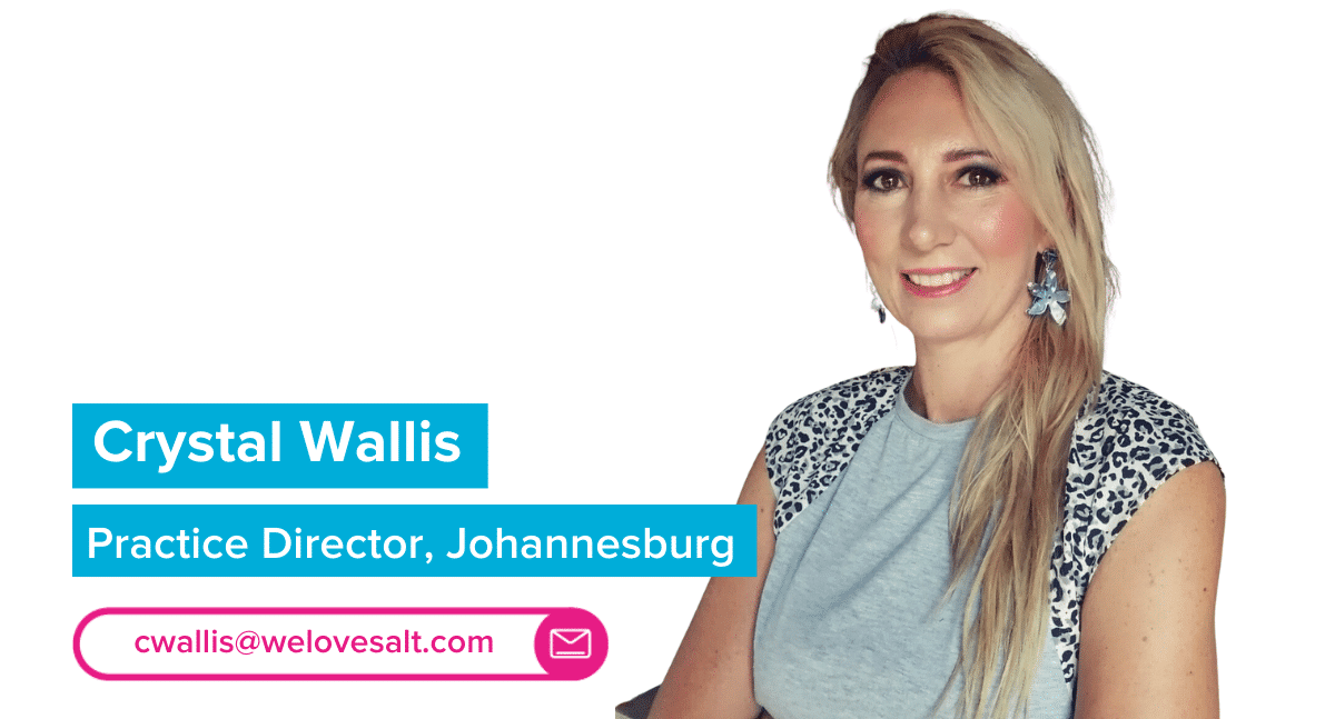 Introducing Crystal Wallis, Practice Director, Johannesburg