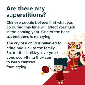 Chinese new year supistitions