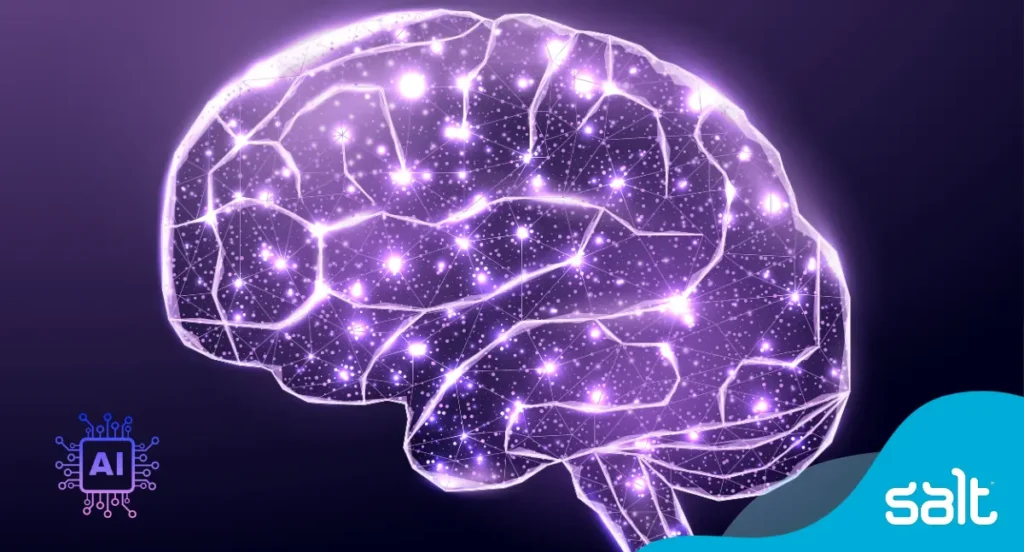 Essential AI talent report 4 Digital AI brain graphic