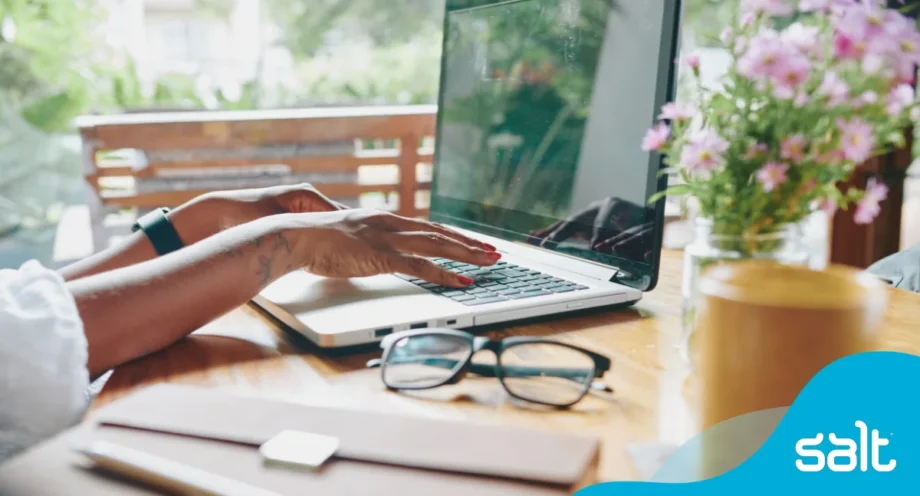How to write a great cover letter 1 a person typing on a laptop