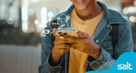 a person holding a phone