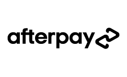 Afterpay logo in black