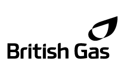 British Gas logo in black