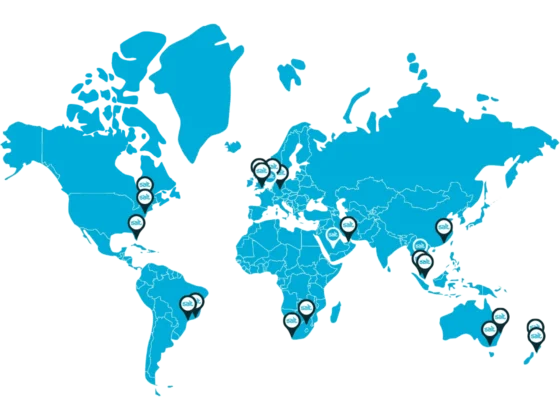 Map of Salt office locations