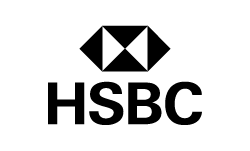 HSBC logo in black