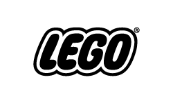 Lego logo in black