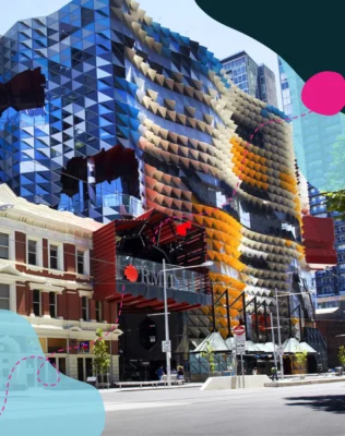 RMIT University building from the outside